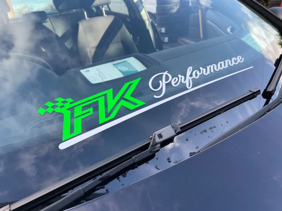 Fk performance windscreen stickers