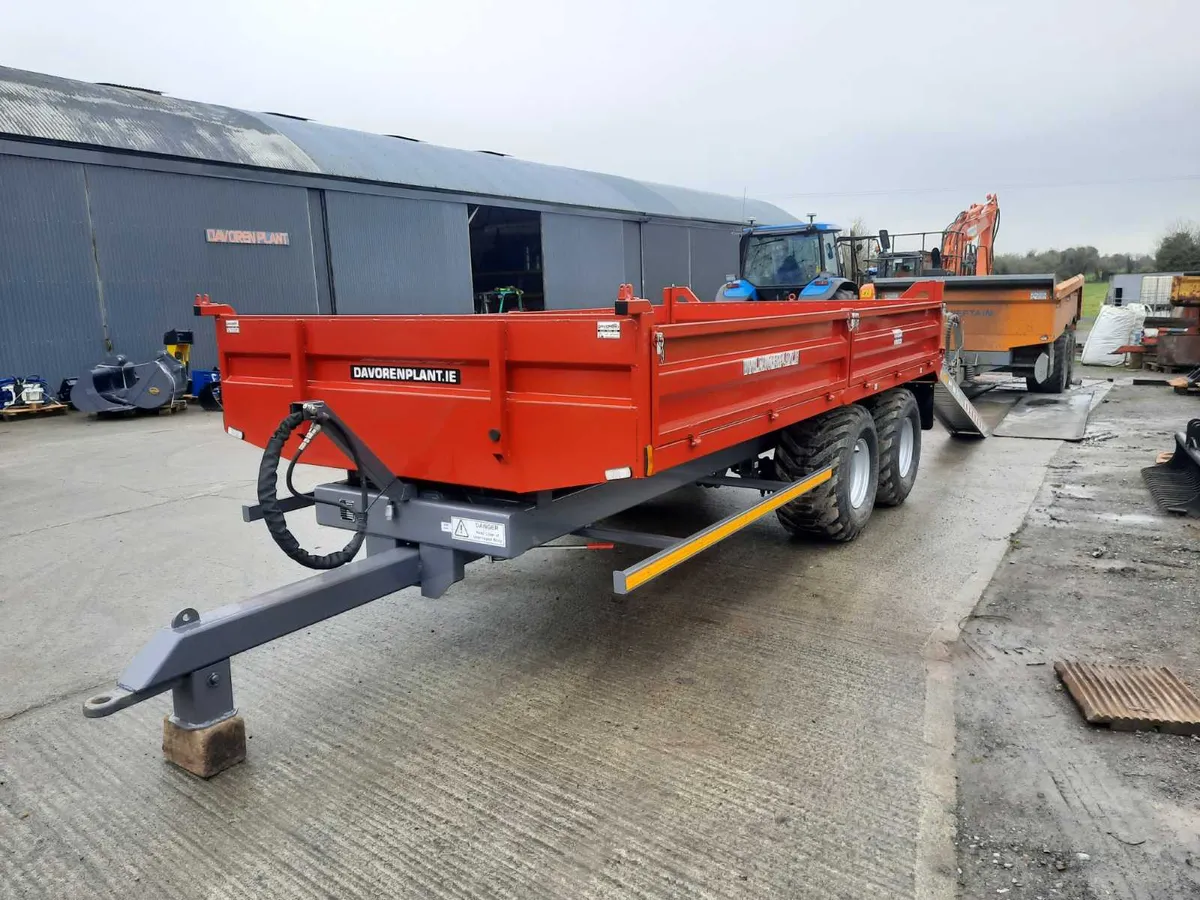 16ft x 8ft Multipurpose dropside tipper - Image 1