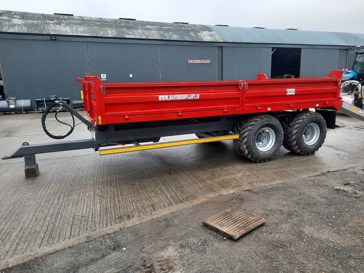 16ft x 8ft Multipurpose dropside tipper - Image 2