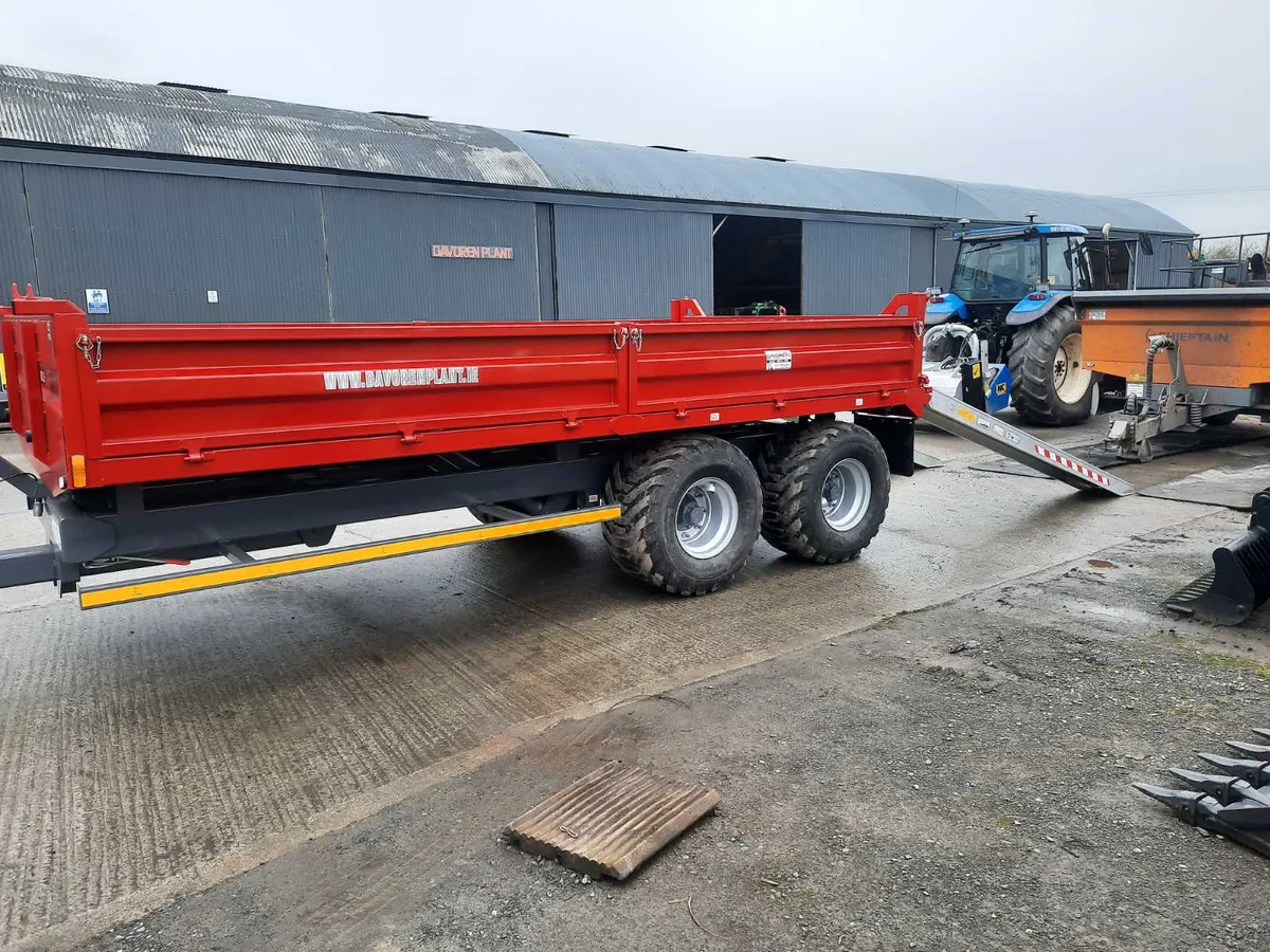 16ft x 8ft Multipurpose dropside tipper - Image 3