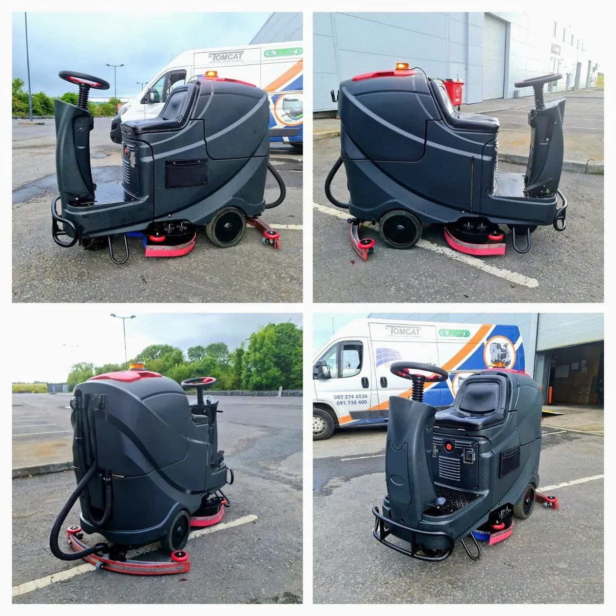 Nilfisk Viper AS710 ride on scrubber dryer - Image 1