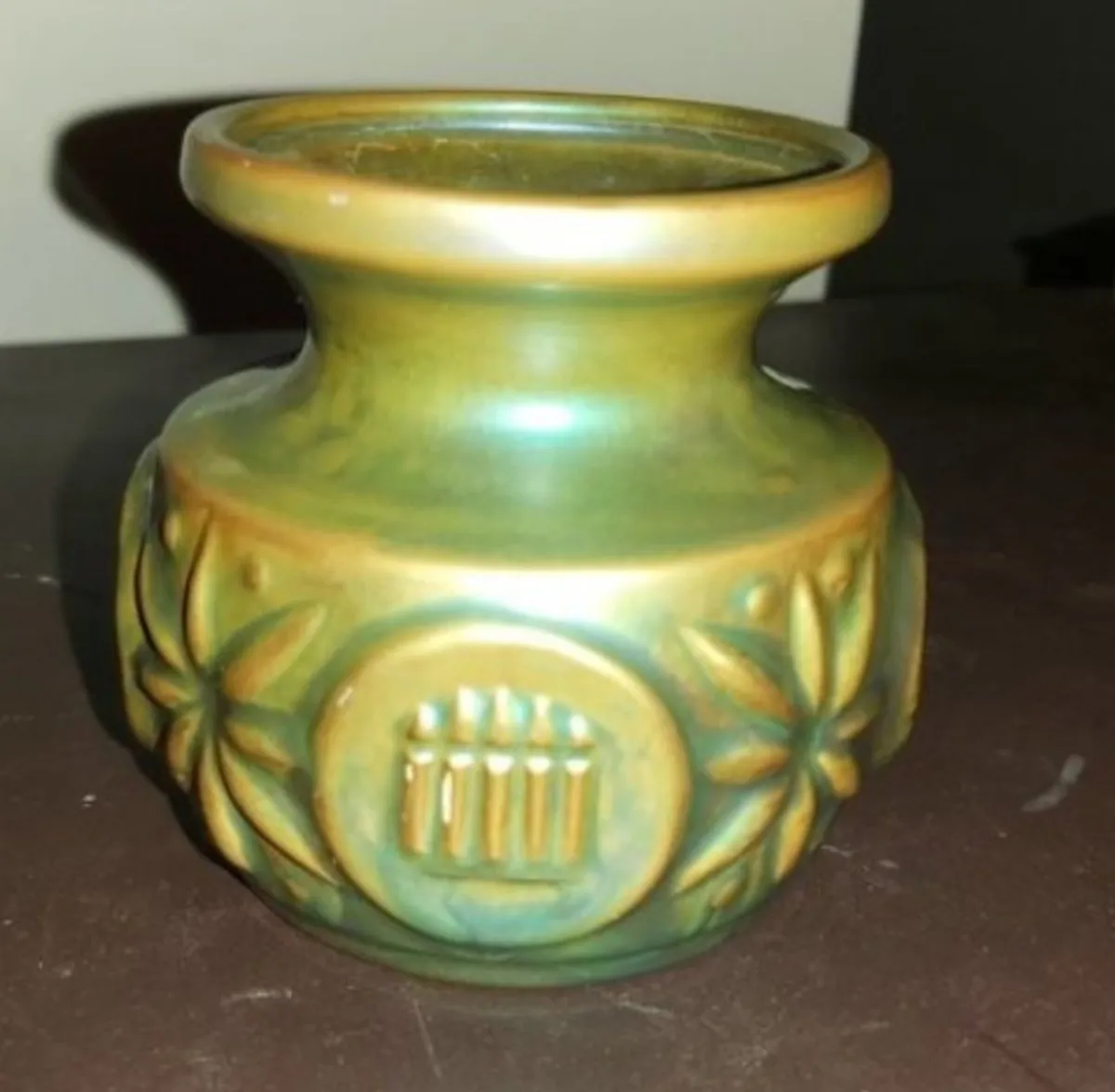 Rare Eozin coated vase - Image 1