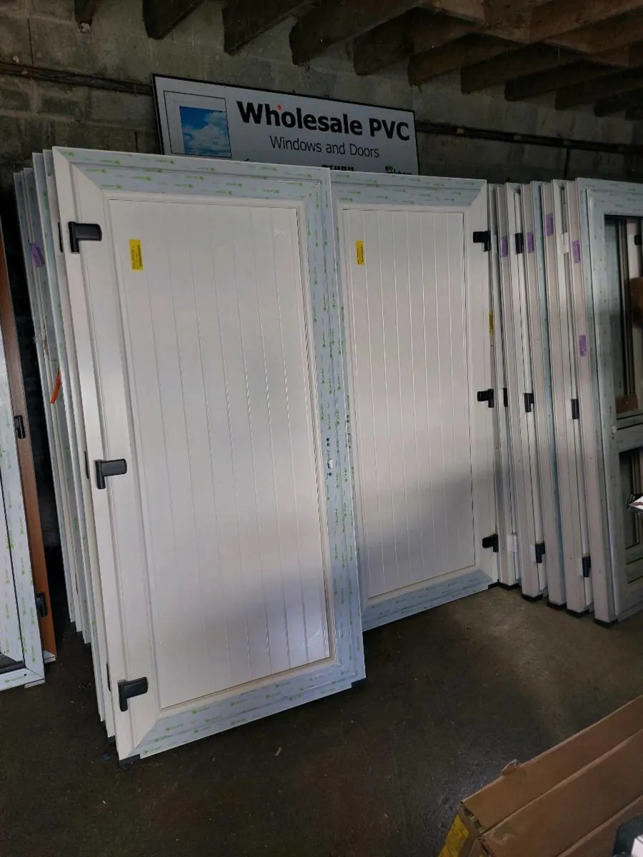 WPVCLTD STRAFFAN T+G  SOLID CAMDEN PVC  DOORS - Image 1