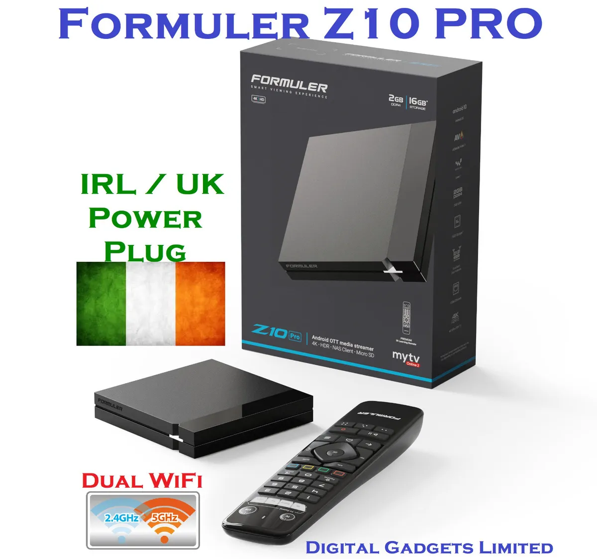 Formuler Z10 PRO 4K UHD Premium Android TV Box - Image 1
