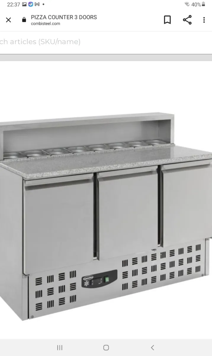 New 3 & 2 door pizza counters - Image 1