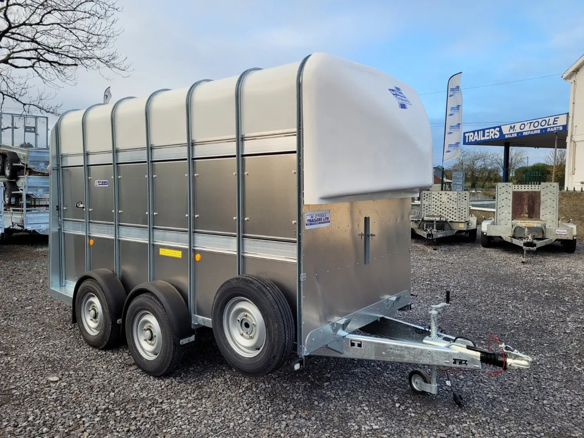 NEW IFOR WILLIAMS 12' x 5'10" HORSE CATTLE TRAILER - Image 1