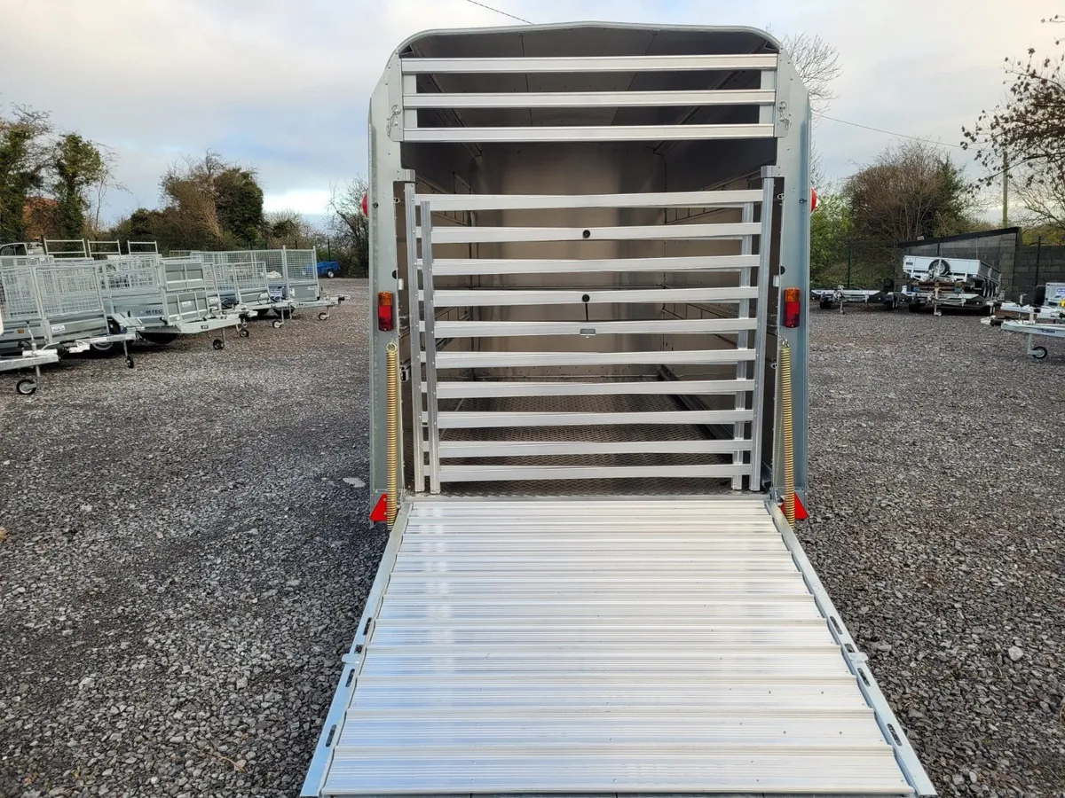 NEW IFOR WILLIAMS 12' x 5'10" HORSE CATTLE TRAILER - Image 4