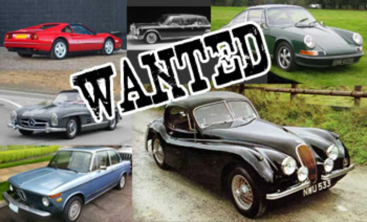 Classic, Sports & Performance Cars - Wanted. - Image 1