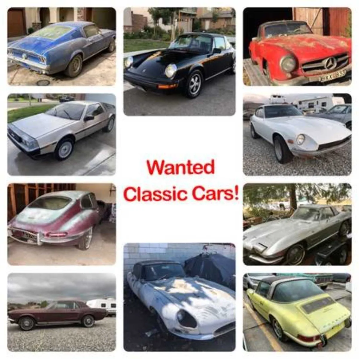 Classic, Sports & Performance Cars - Wanted. - Image 3