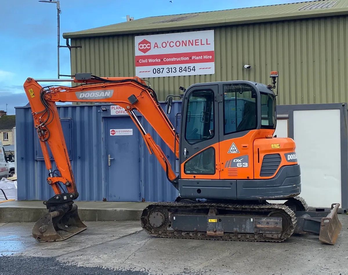 6 TON EXCAVATORS SELF DRIVE HIRE - Image 1