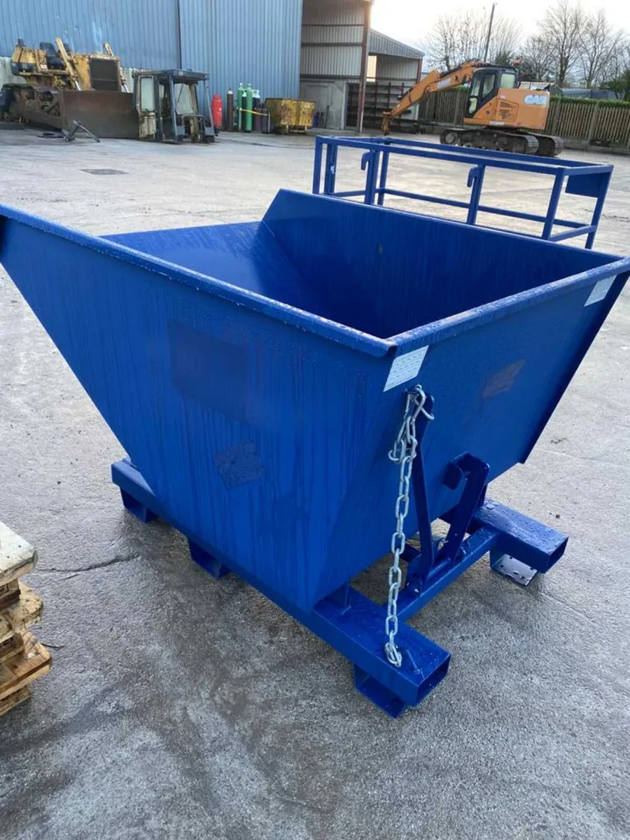 New 1400L Forklift Tipping Skips