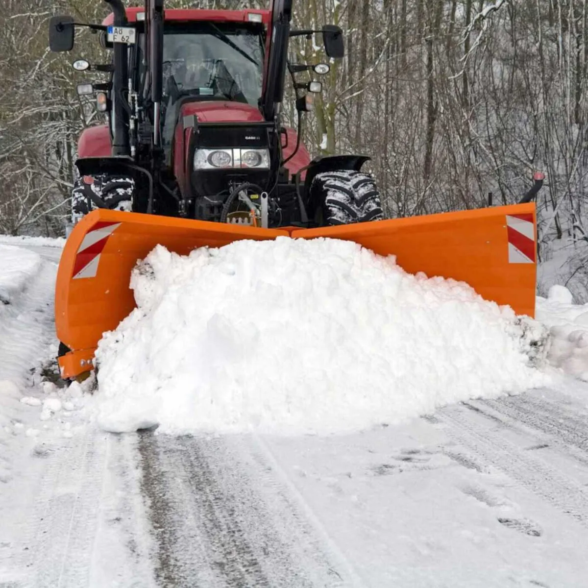 Fliegl V-shaped snow plough Galvanised + Painted - Image 2