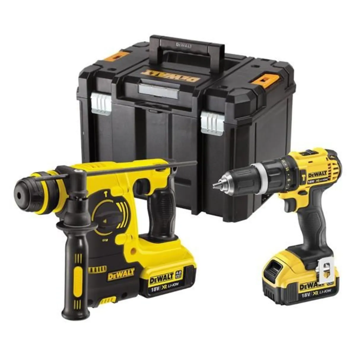 Dewalt Twinpack Combi Drill & SDS Drill - Image 1