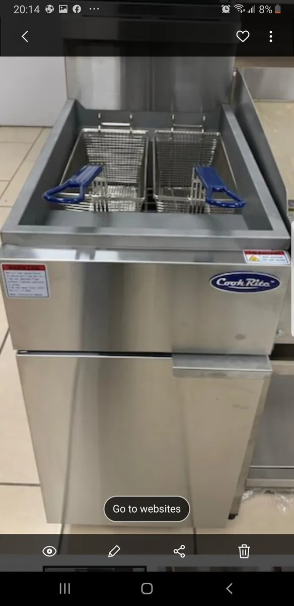 New Cookrite 4 burner gas fryer all pitco controls