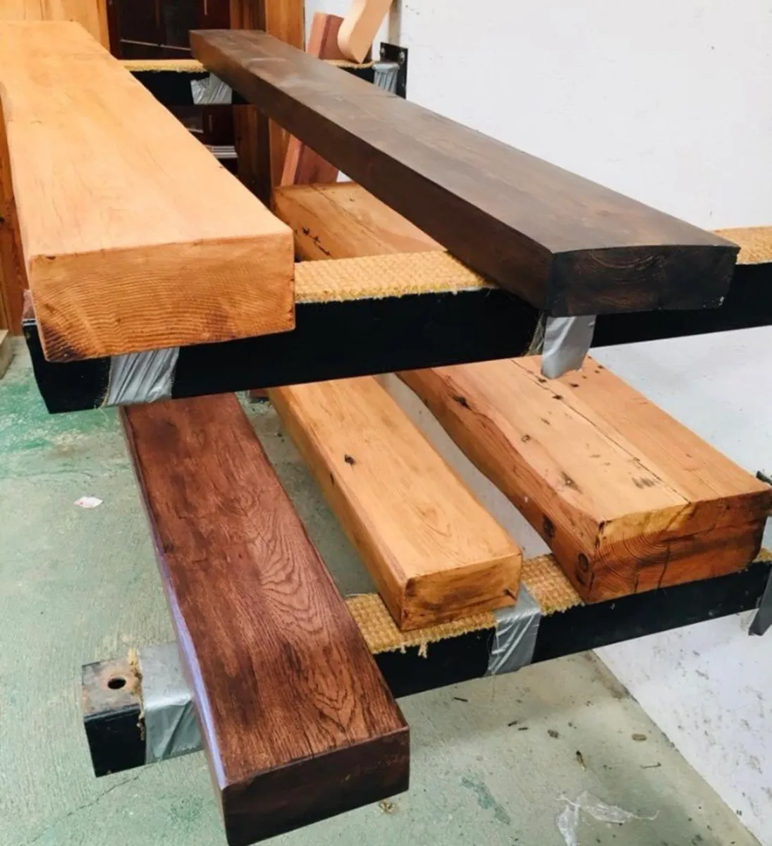 Mantle Pieces Reclaimed timber for sale - Image 3