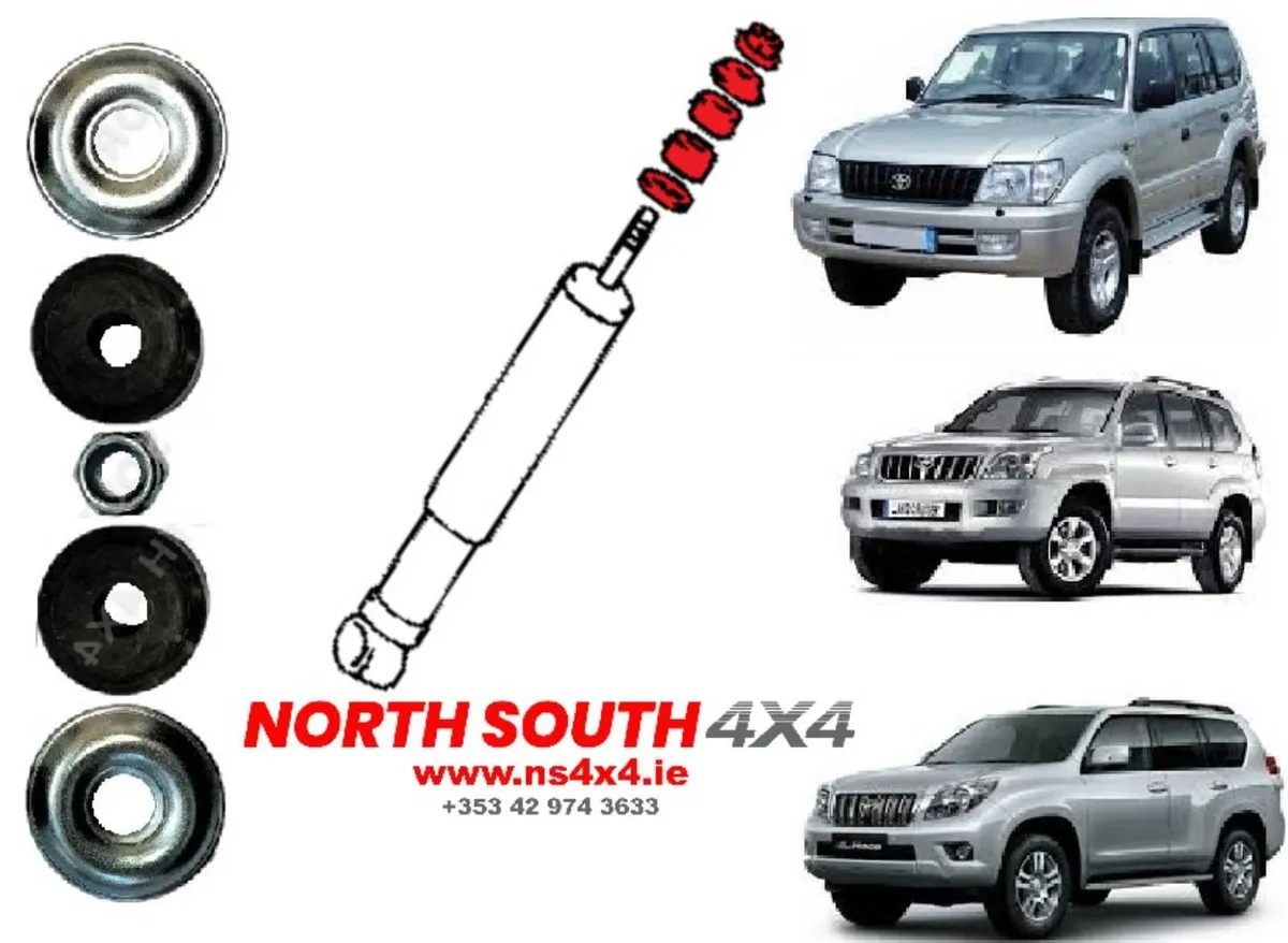 Toyota Landcruiser rear shock bushing kit - Image 1