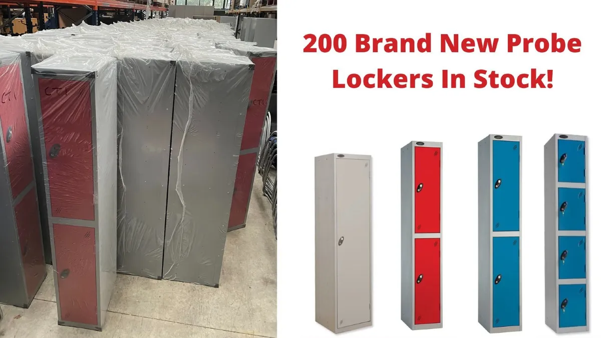 Brand New Probe Lockers In Stock-1,2 & 4 Doors - Image 2