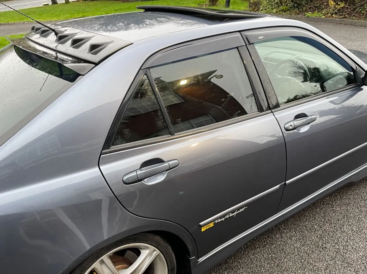 Lexus is200 & Altezza spoiler & wind deflector