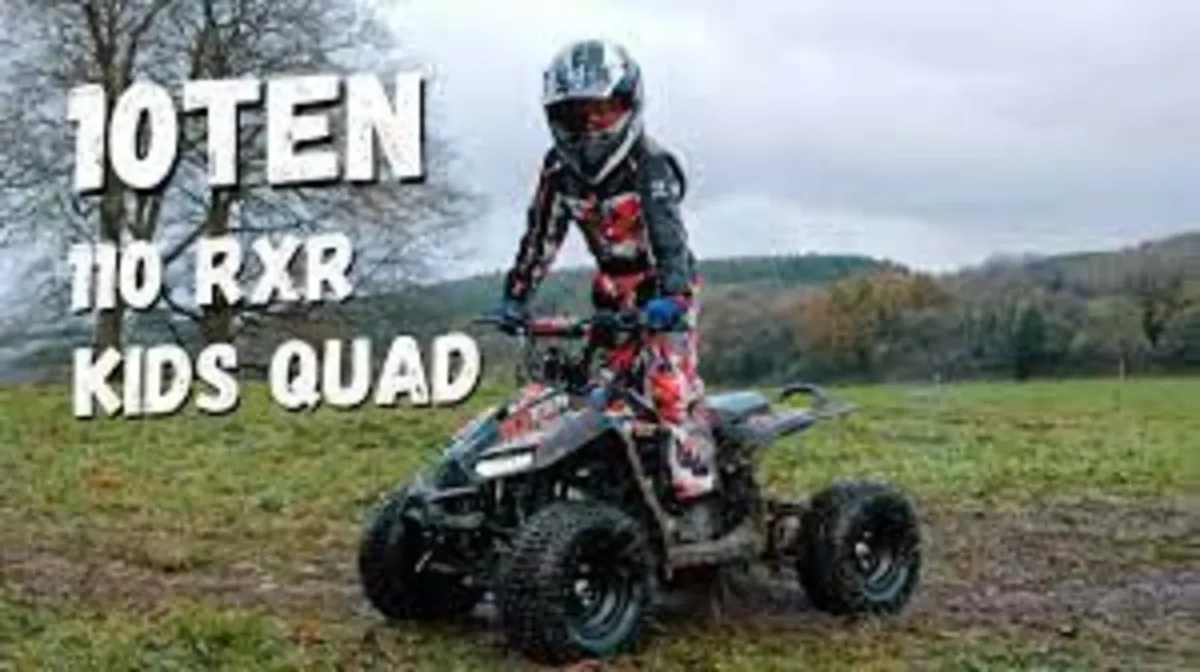 10TEN 110 Rxr Kids Quad (ONLY 1 WITH REVERSE-WARRANTY-DELIVERY)