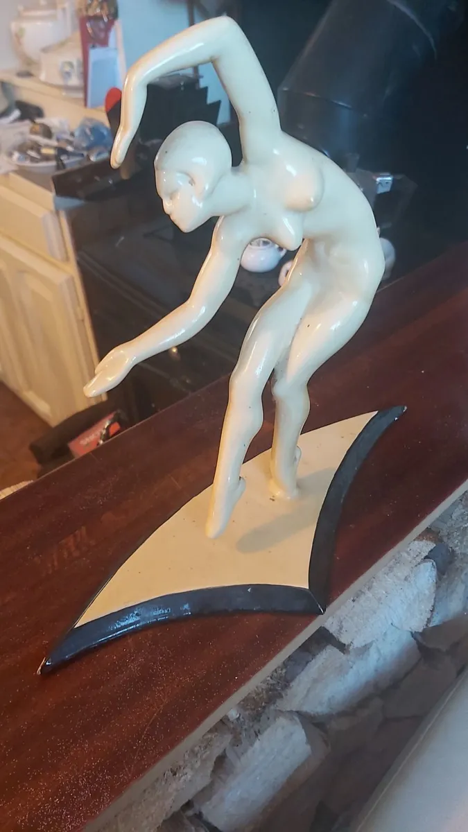 Original Art deco rare Kerenyi statue - Image 3