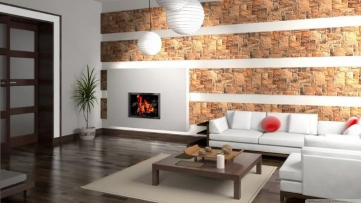 Tile,stone,brick Effect 3D PVC Wall panels - Image 4