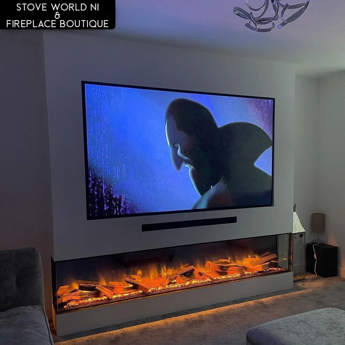 ELECTRIC FIRES MEDIA WALL FREE DELIVERY
