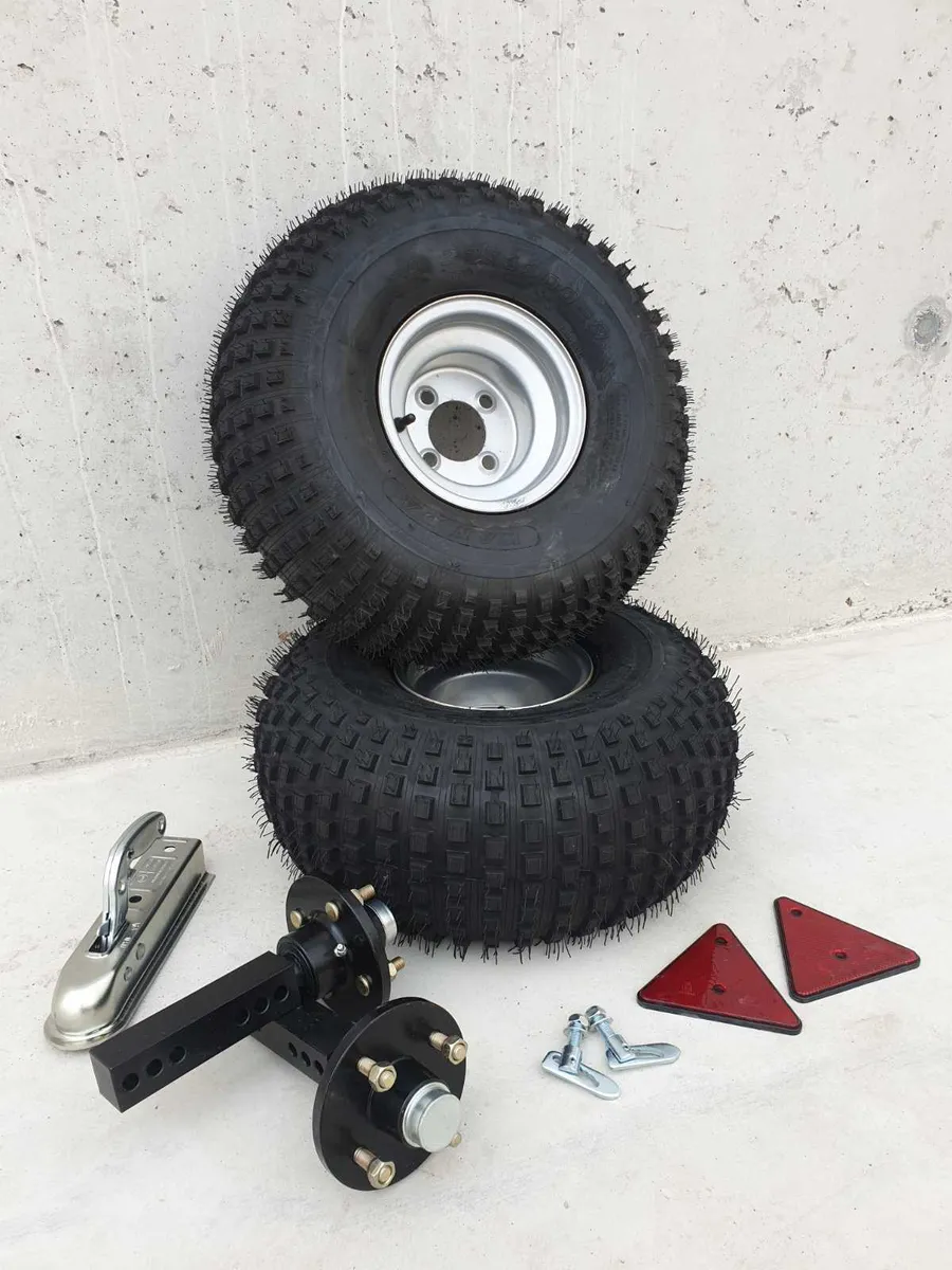 ATV Trailer - Kit Wheels, Hubs & Stubs, Coupling - Image 1