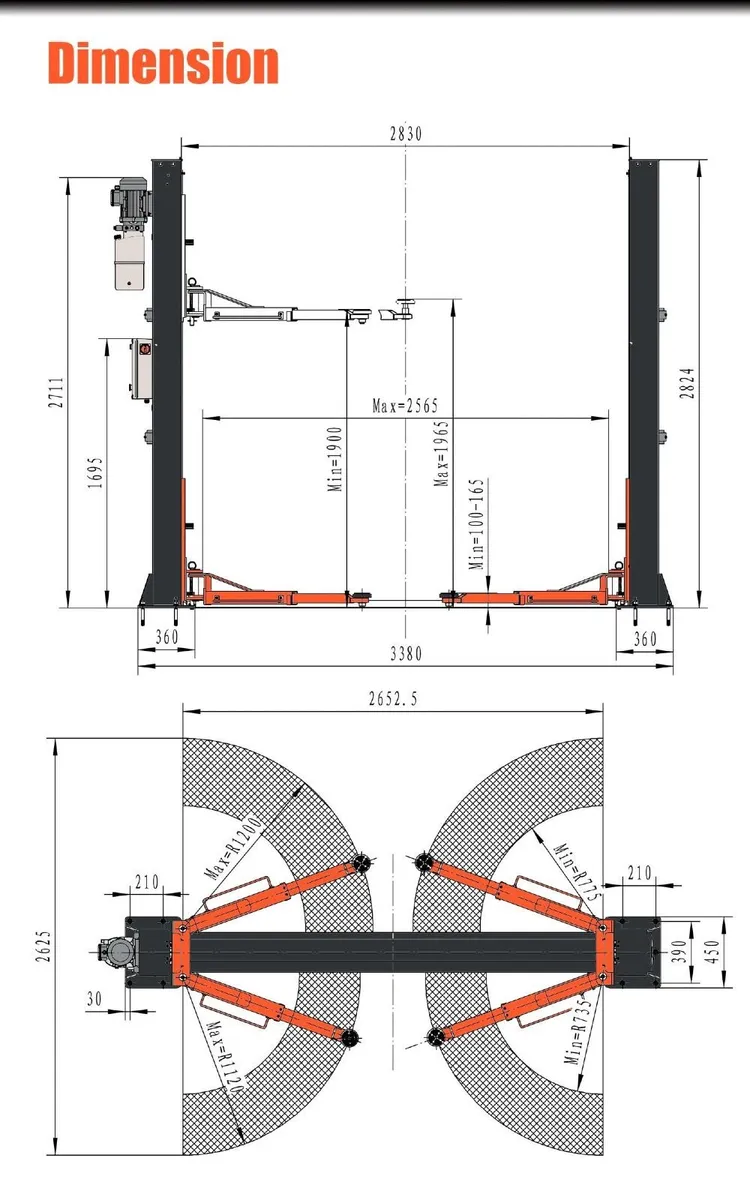 2 Post Car Lift / Ramp - Image 2