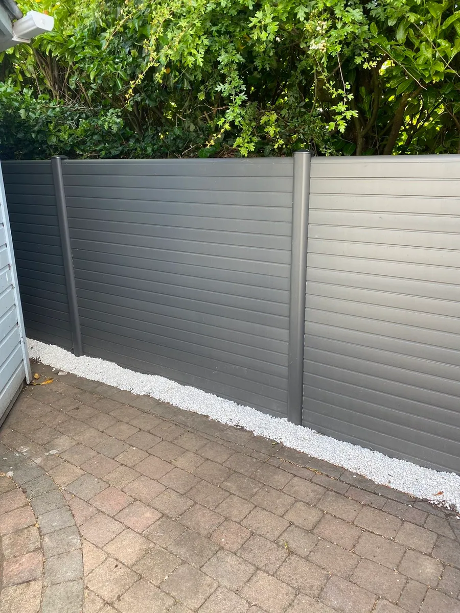 Composite Fencing supplied and fitted