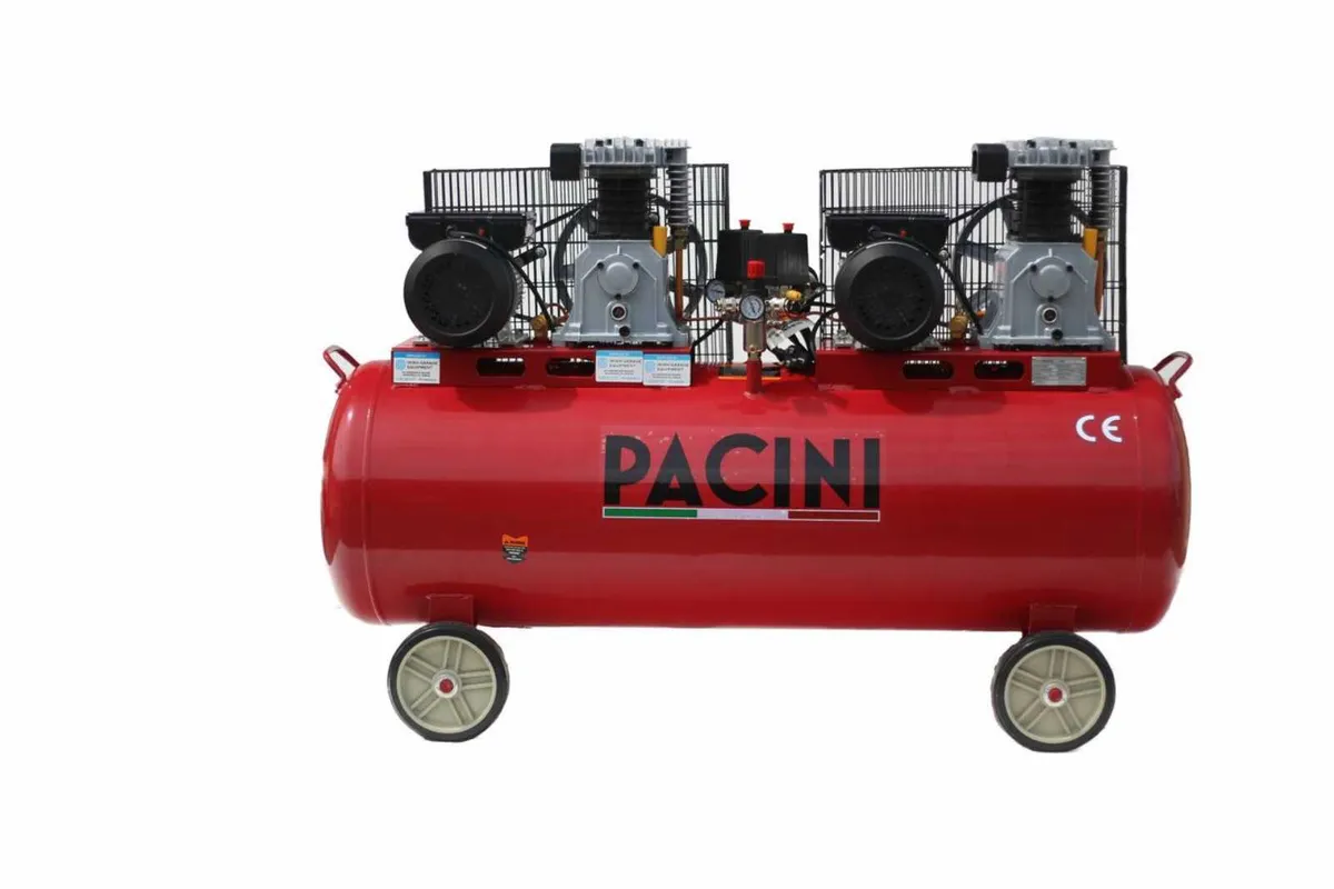 300 Litre Air Compressors by PACINI - Image 1