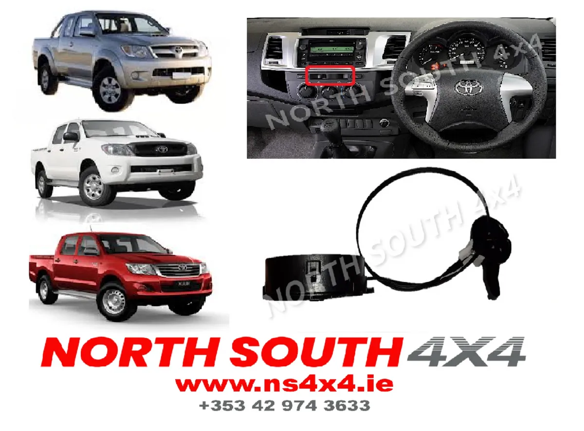 Damper Control with cables / Hilux  2005 - 2016 - Image 1