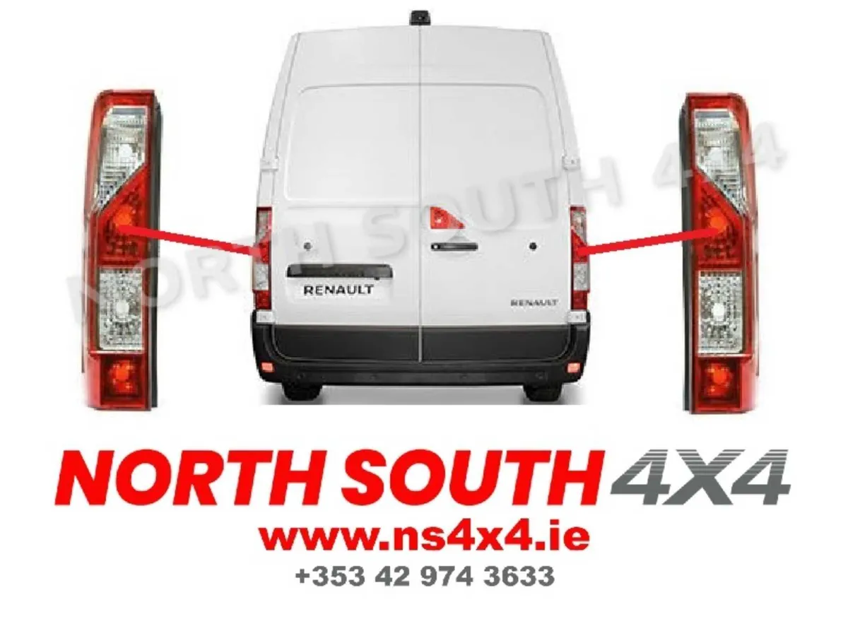 Renault Master tail lamps / rear lights 2010-2022