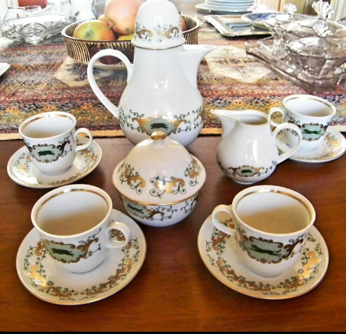 Graf von Henneberg 1777 rare hunter teaset