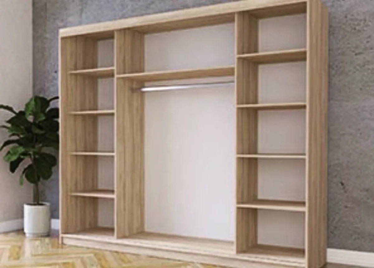 ALBA SLIDING WARDROBE WITH MIRROR 250CM - Image 3