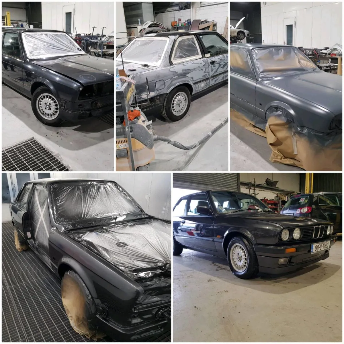 Crash repair and spray painting