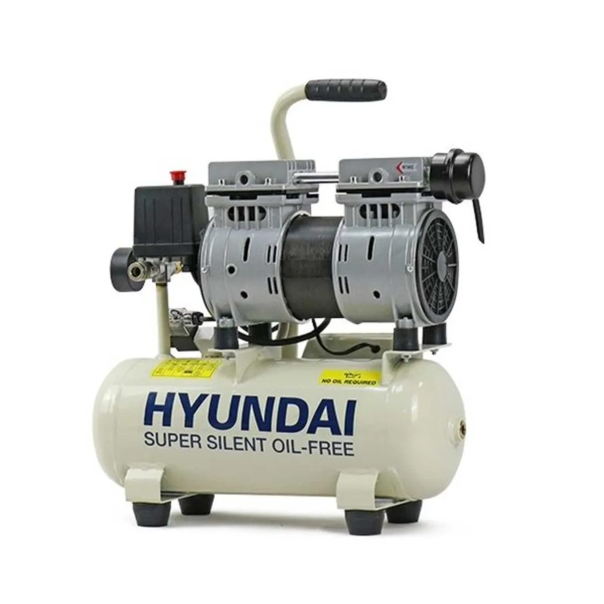 Hyundai 8L Silent Air Compressor (4CFM/118psi) - Image 2