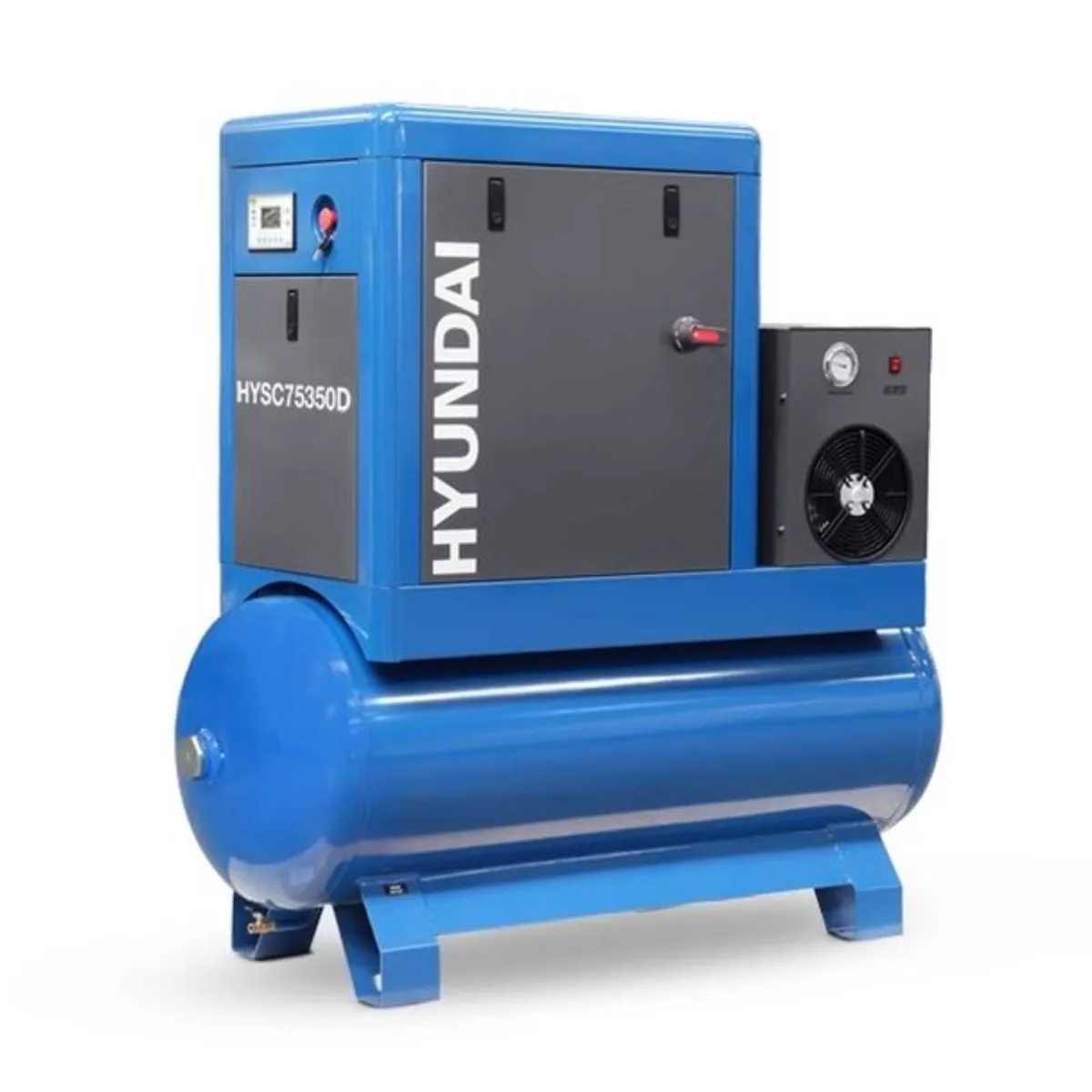 Hyundai 7.5hp 350 Litre Screw Compressor - Image 1