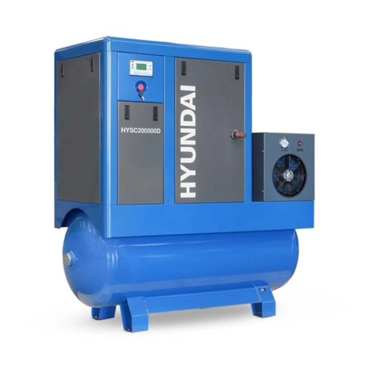 Hyundai 20hp 500 L, Industrial Screw Compressor - Image 1