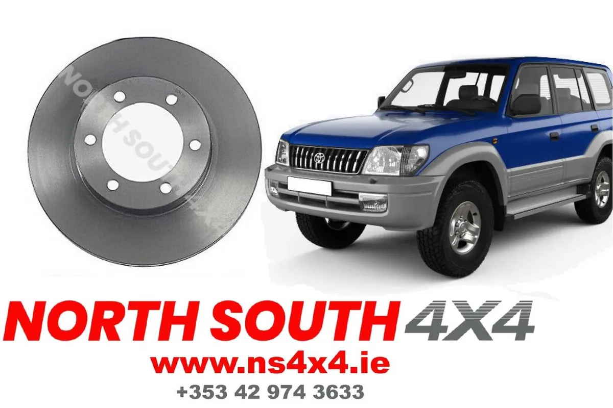 Toyota Landcruiser front brake disc 1996-2003 - Image 1