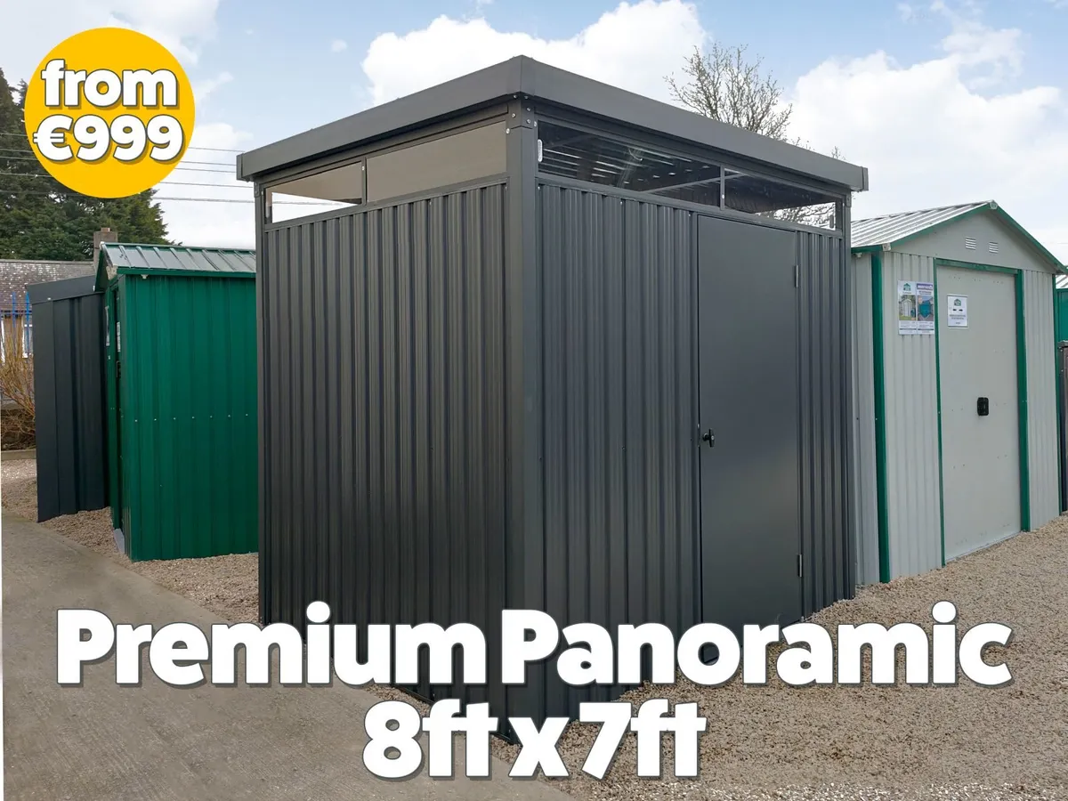 Premium Panoramic Shed (8ft x 7ft) - Image 1