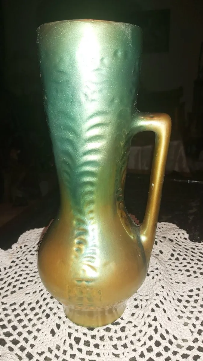 Rare and precious antique eozin vase - Image 1