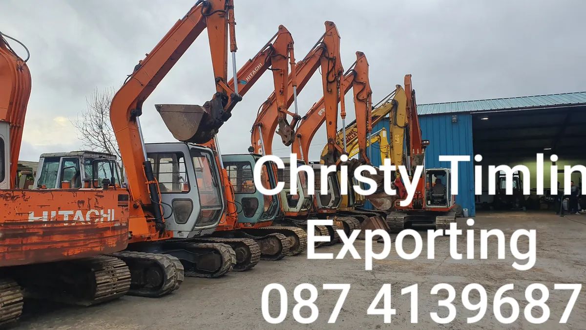 Exporting excavators