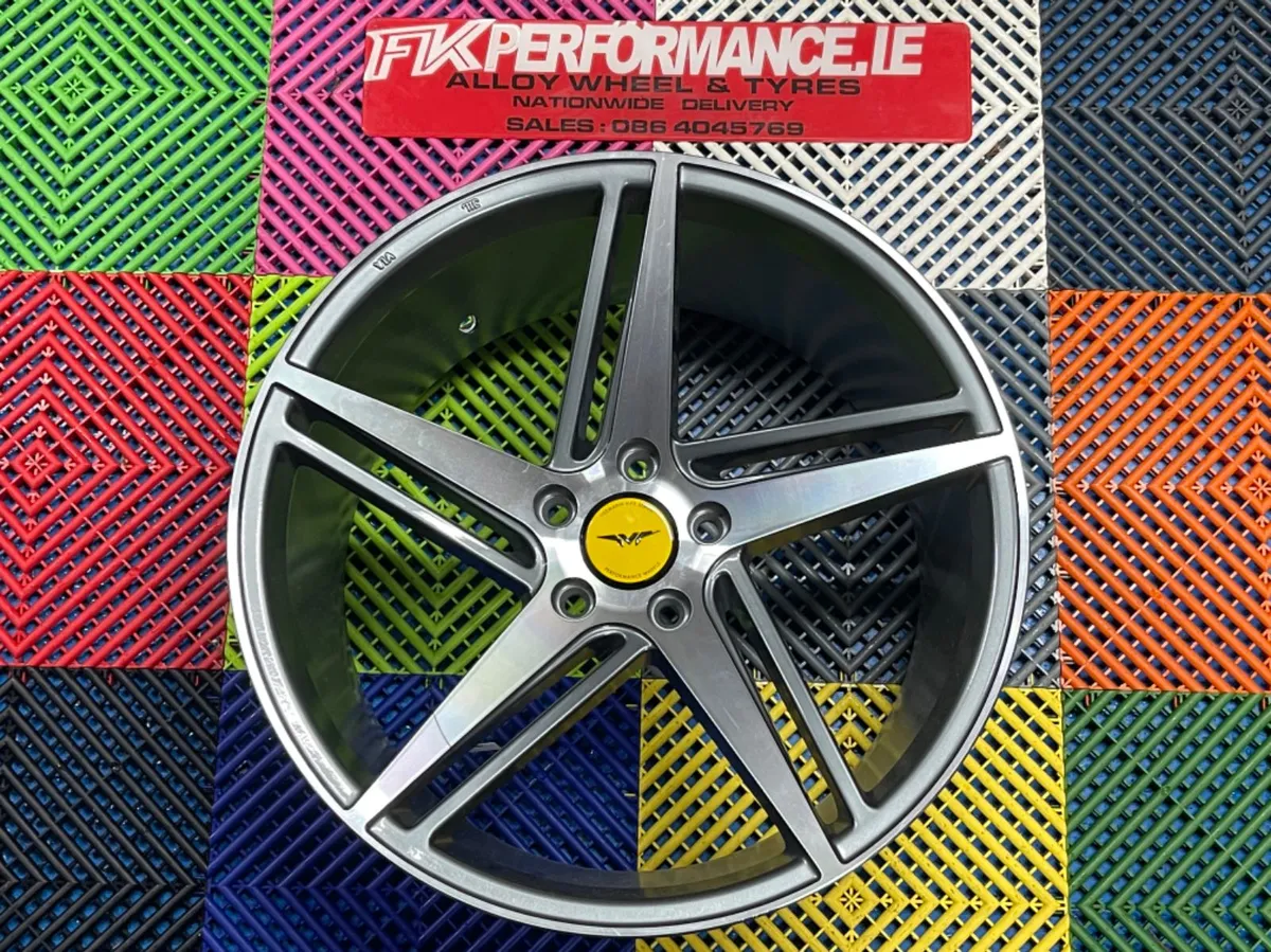 19” grey Veemann Vfs31 9.5 all round & tyres - Image 2