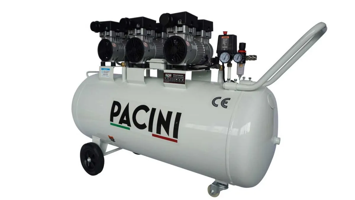 Pacini 200L 3hp Silent Compressor - Image 2