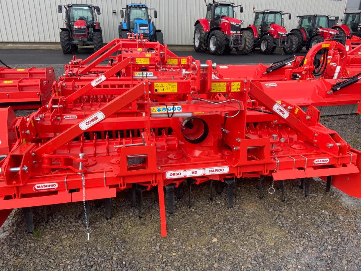 New Maschio 3 mtr power harrows in stock - Image 1