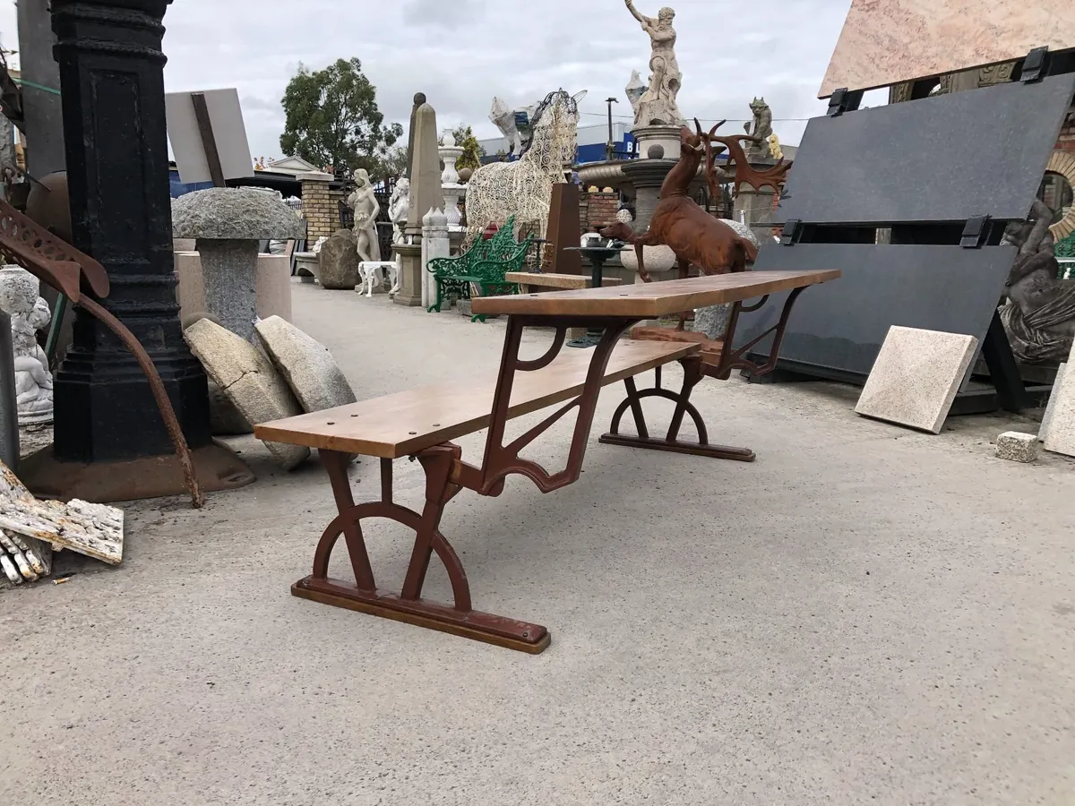 Vintage folding bench - Image 3