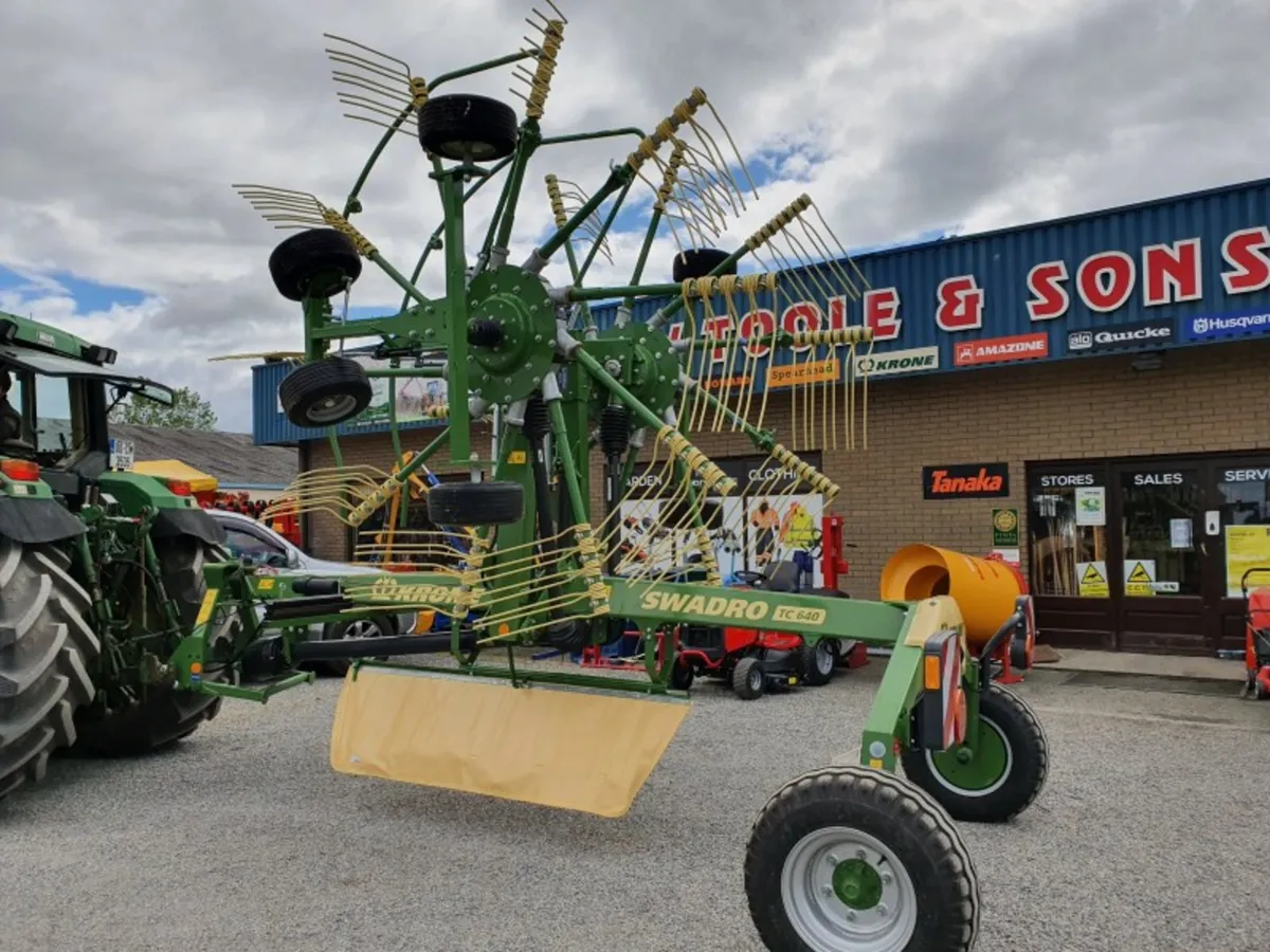 New Krone TC 640 Trailed Silage Rake