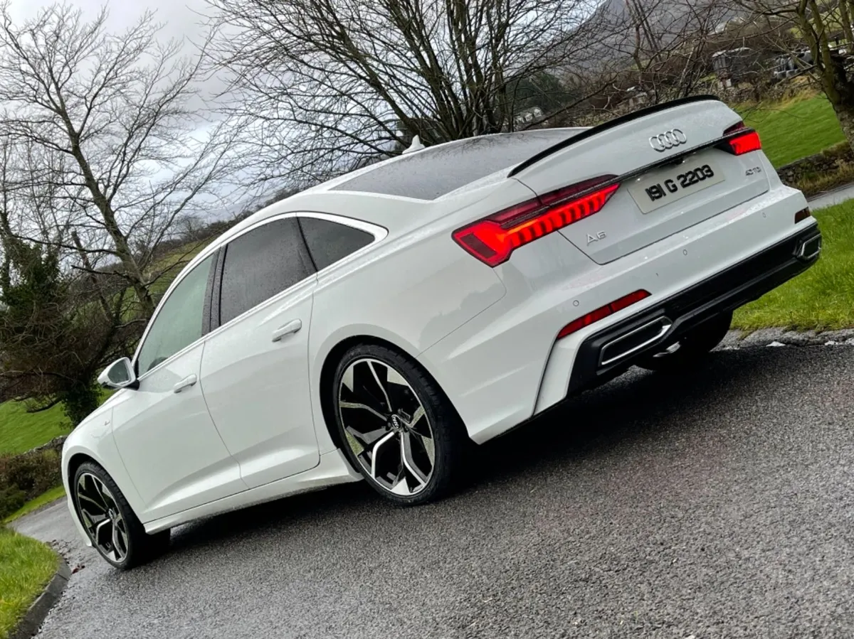 2019 + Audi A6 saloon boot spoiler - Image 2