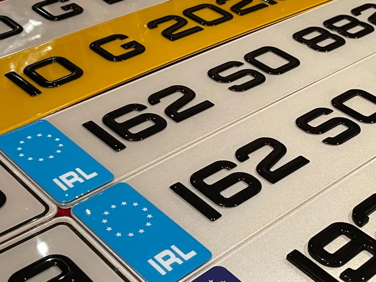 Ultimate gel number plates delivered - Image 1