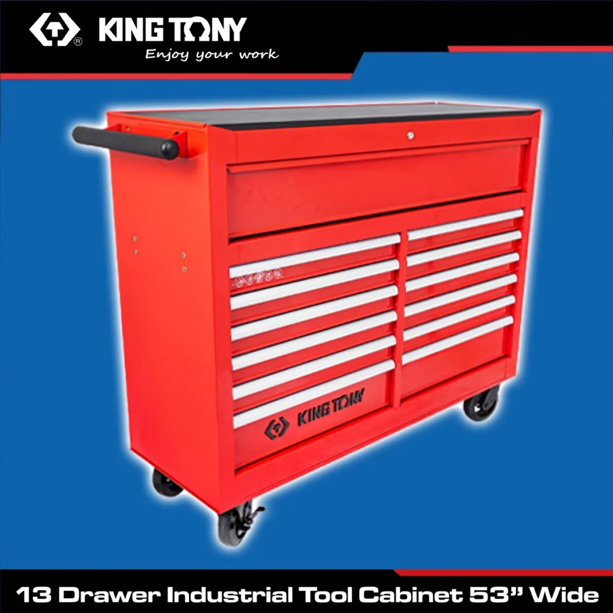 King Tony 53" Tool Trolley Cabinet - Image 2